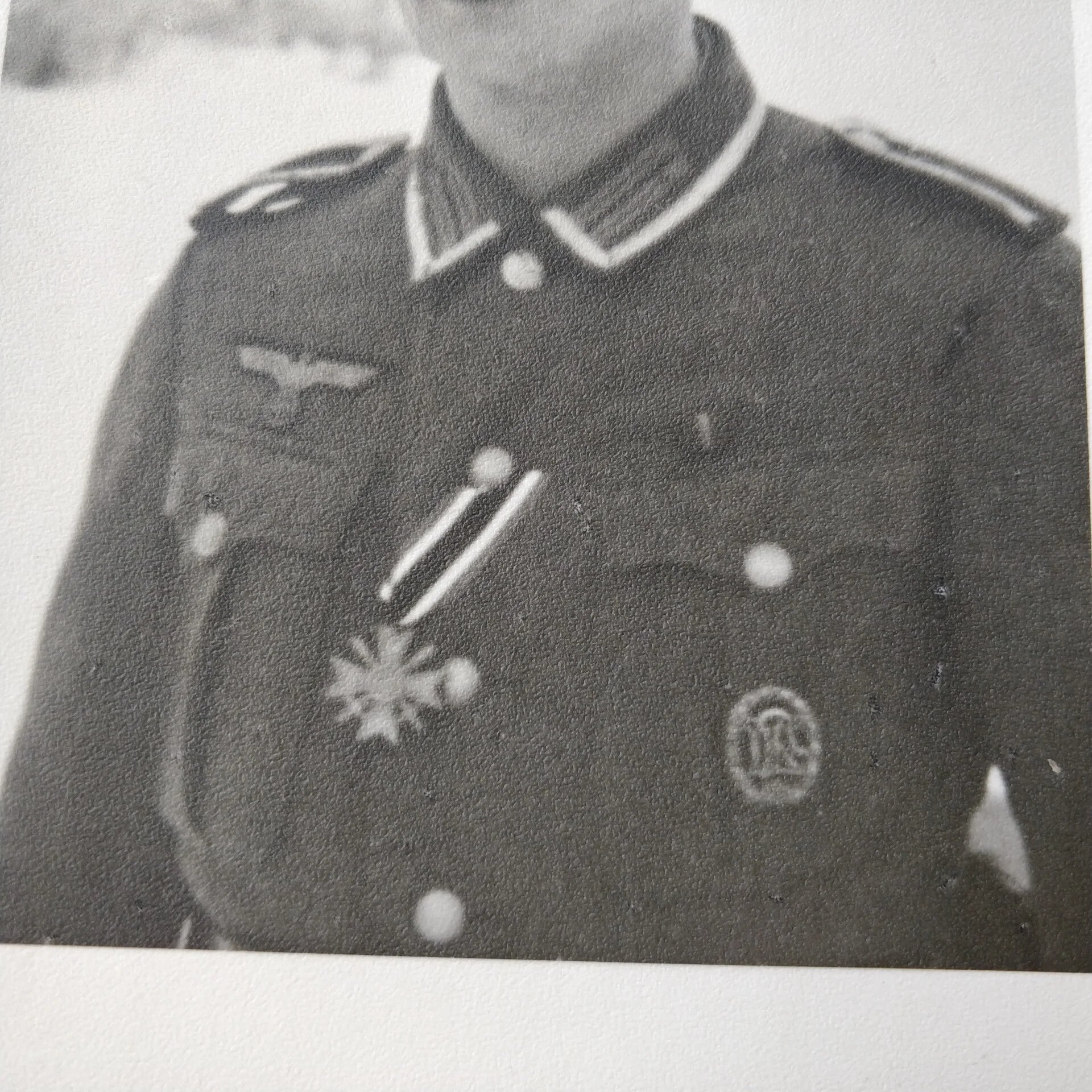 WWII German Portrait Photograph KVK Awarded — image 3