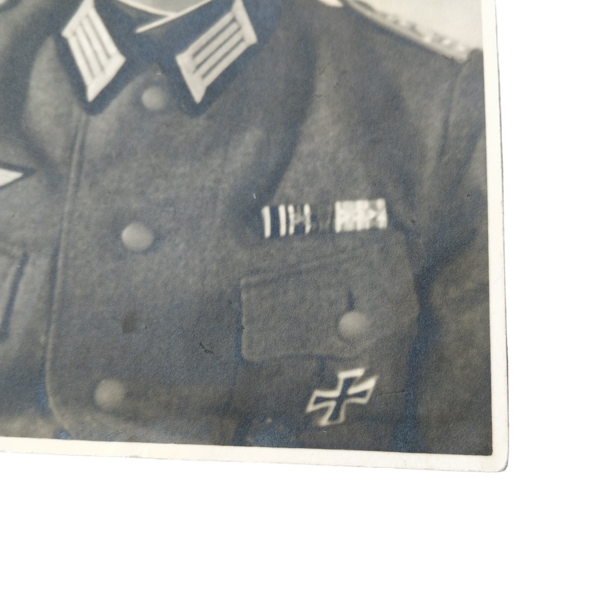 WWII German Portrait Photograph Hauptmann EK1 — image 2