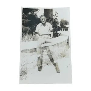 WWII German Portrait Photograph Summer Tunic EK1