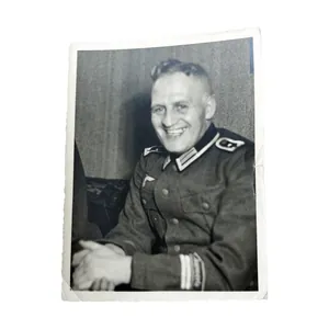 WWII German Portrait Photograph Feldgendarmerie Cufftitle