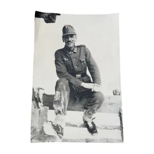 WWII German Portrait Photograph NCO