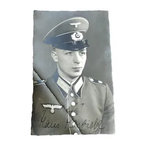 WWII German Portrait Photograph Regiment 60