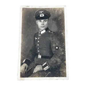 WWII German Portrait Photograph Regiment 69 Oberschutze