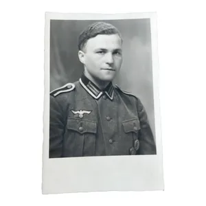 WWII German Portrait Photograph NCO DRL/VWA
