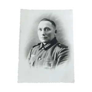 WWII German Portrait Photograph Early Heer