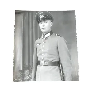 WWII German Portrait Photograph Infantry Waffenrock