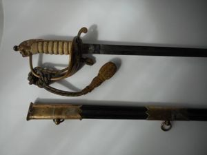 BRITISH P 1827 Model ROYAL NAVY OFFICERS SWORD BY WILKINSON.