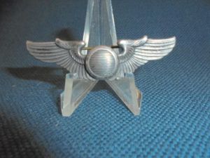 WWII USAAF 2' shirt size Observers Wings