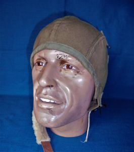 A-8 Summer Flying Helmet, Converted. Rare