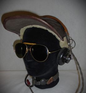 WWII USAAF HS-33 Headset with MX-41/AR Cushions