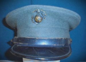 Enlisted mans U.S.M.C. WWII Visor Cap.