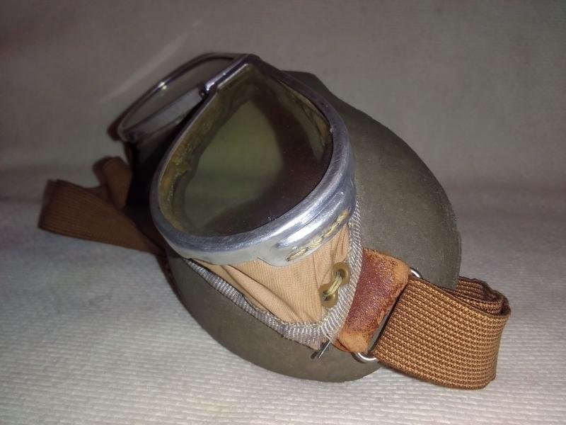 US Army M1938 Resistal Tank/Air Crew Goggles — image 5