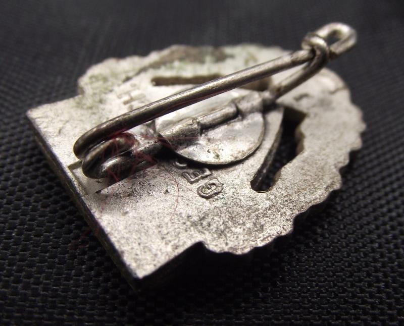 WW2 German Lapel Membership Badge. N.S.R.K.B. Veterans Association 40 Years. — image 4