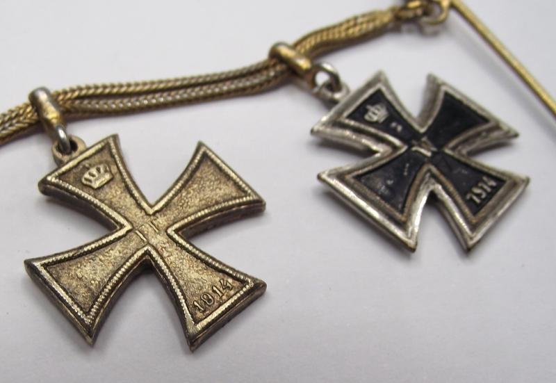 Imperial German Two Place Miniature Medal Chain. — image 2