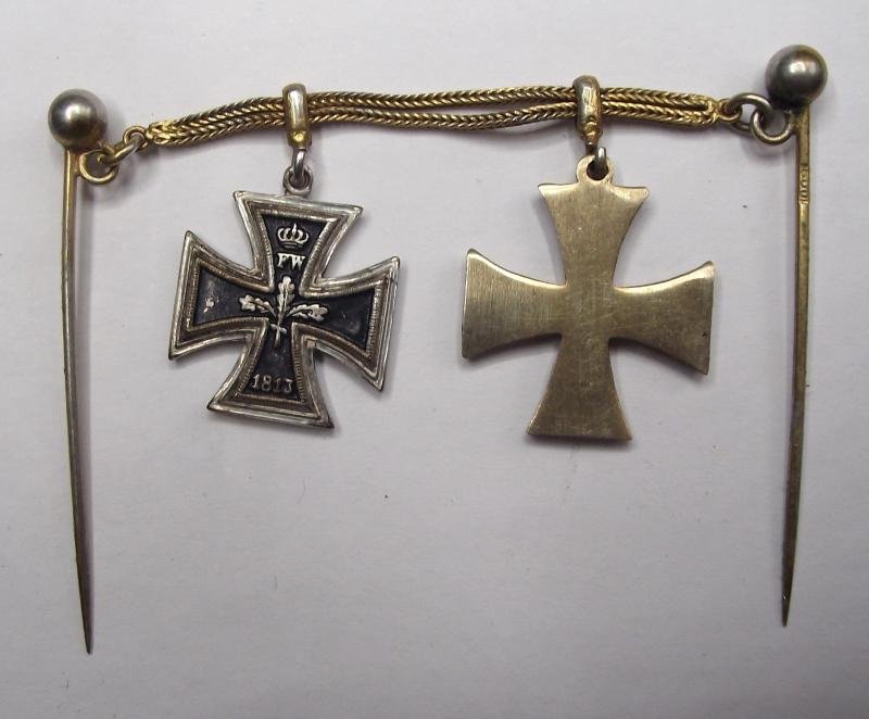 Imperial German Two Place Miniature Medal Chain. — image 4