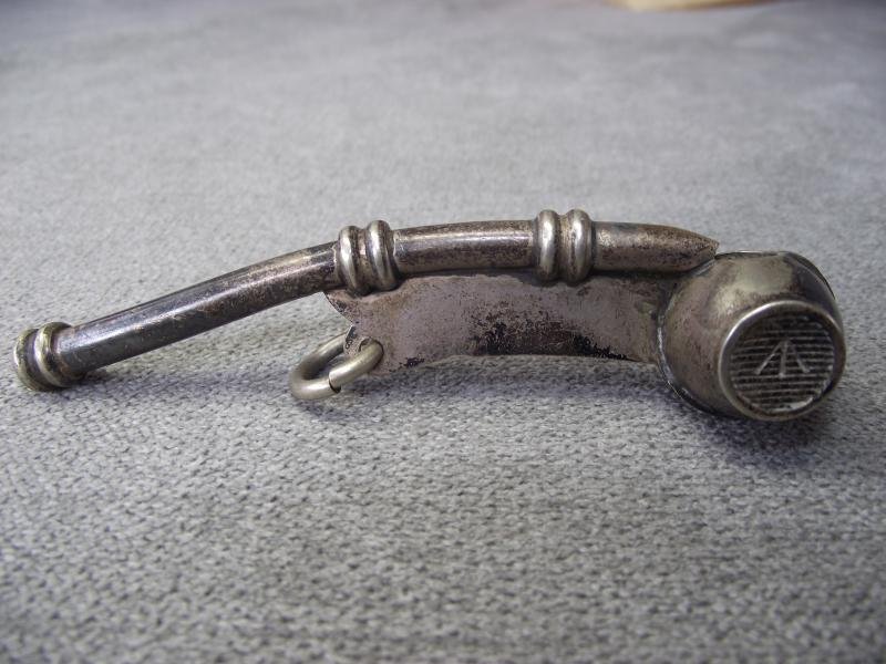 British Broad Arrow Marked Bosuns Whistle. — image 2