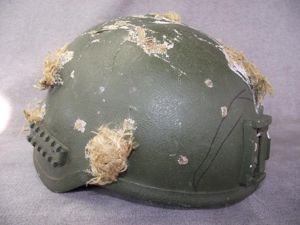 Ukranian Front Battle Damaged Russian 6B47 Ballistic Combat Helmet.