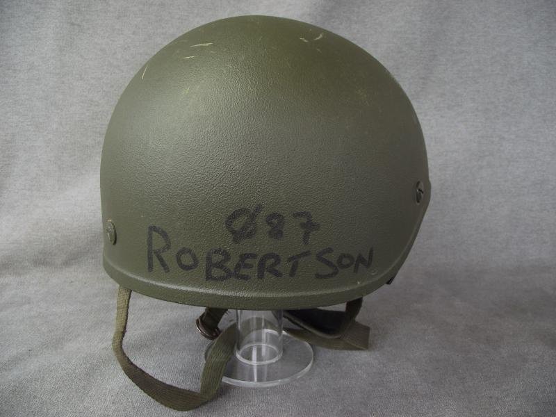 British Parachutist's Lightweight Helmet. Named. — image 4