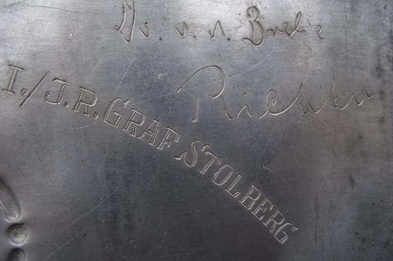 PRICE REDUCED. Imperial German, 18th Century, Presentation Cigar Case. Offizier Korps des I/JR Graf Strolberg. — image 9