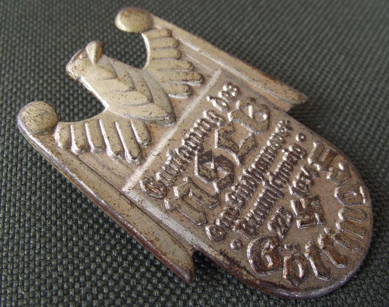 N.S.L.B. Gautag Event Badge/Tinnie. Gottingen, 1934. — image 2