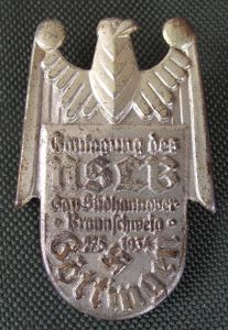 N.S.L.B. Gautag Event Badge/Tinnie. Gottingen, 1934.