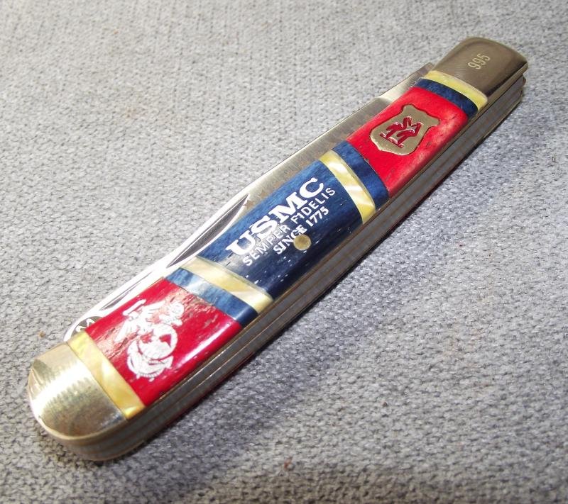 Boxed USMC Souvenir Kissing Crane Pen Knife. — image 3