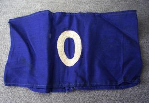 WW2 German Blue Luftschutz ''Ordner'' Armband. Welch Regiment Veterans Bring …