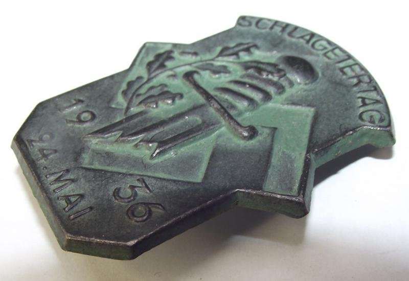 Schlagetertag Event Badge/Tinnie. 24.Mai, 1936, — image 2