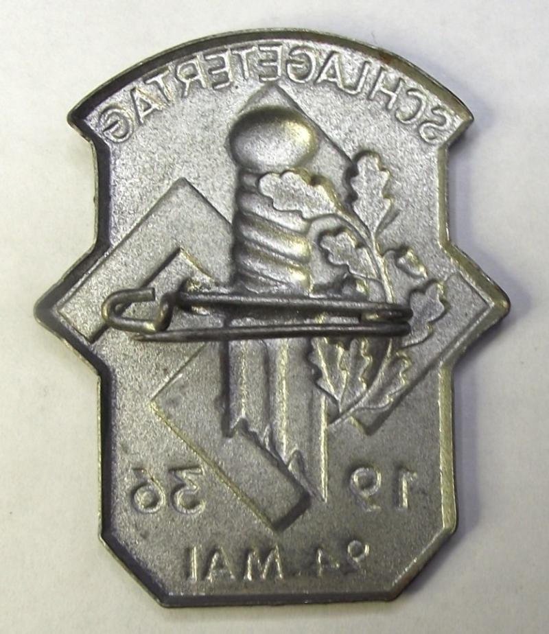 Schlagetertag Event Badge/Tinnie. 24.Mai, 1936, — image 3