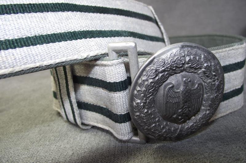German Heer Officers Brocade Belt and Buckle. — image 7