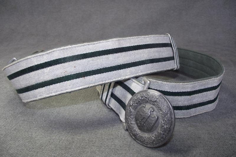 German Heer Officers Brocade Belt and Buckle. — image 8