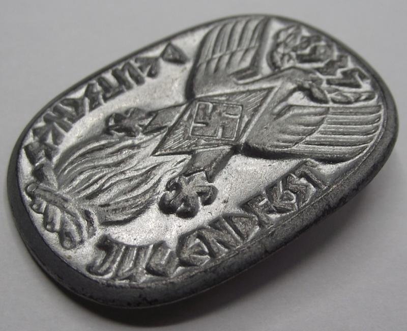 DJ Event Badge/Tinnie. Jugendfest-1935. — image 2