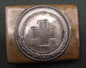 1847 Pattern German DRK Brass Belt Buckle.