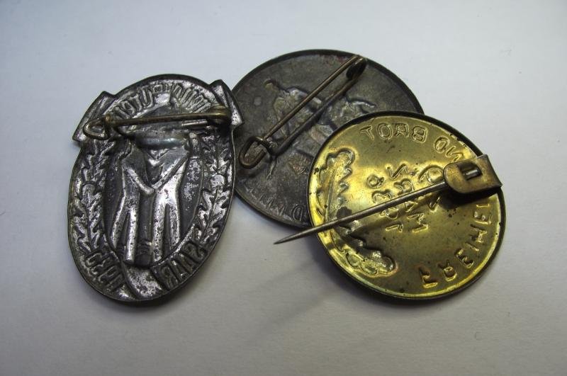 3 X  Event Badge/Tinnies. 1934/35 and 36. — image 3