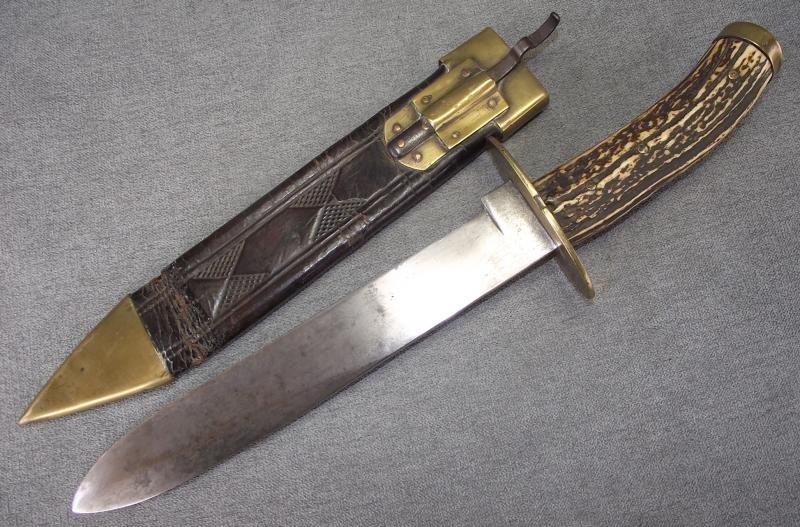 Massive Anglo Indian Bowie Knife. — image 2