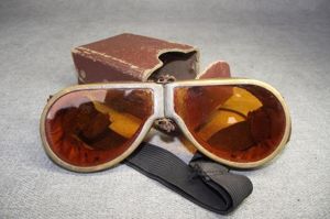Boxed WW2 British Army MT Goggles.