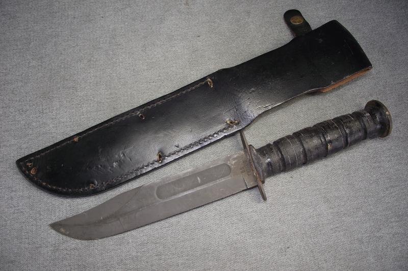 U.S. Post Vietnam Mark 2 KA-BAR Fighting Knife, Ontario. — image 2