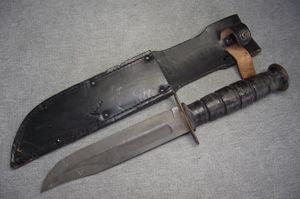 U.S. Post Vietnam Mark 2 KA-BAR Fighting Knife, Ontario.