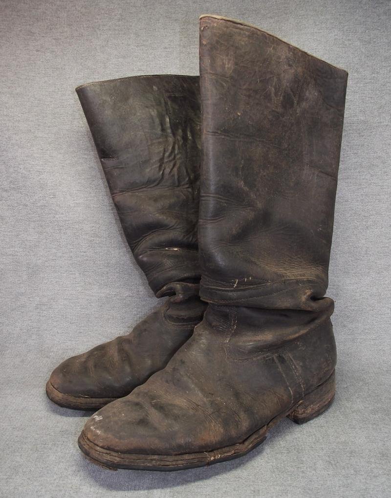 WW2 German Wehrmacht/SS Enlisted Ranks Leather Maching Boots. — image 2