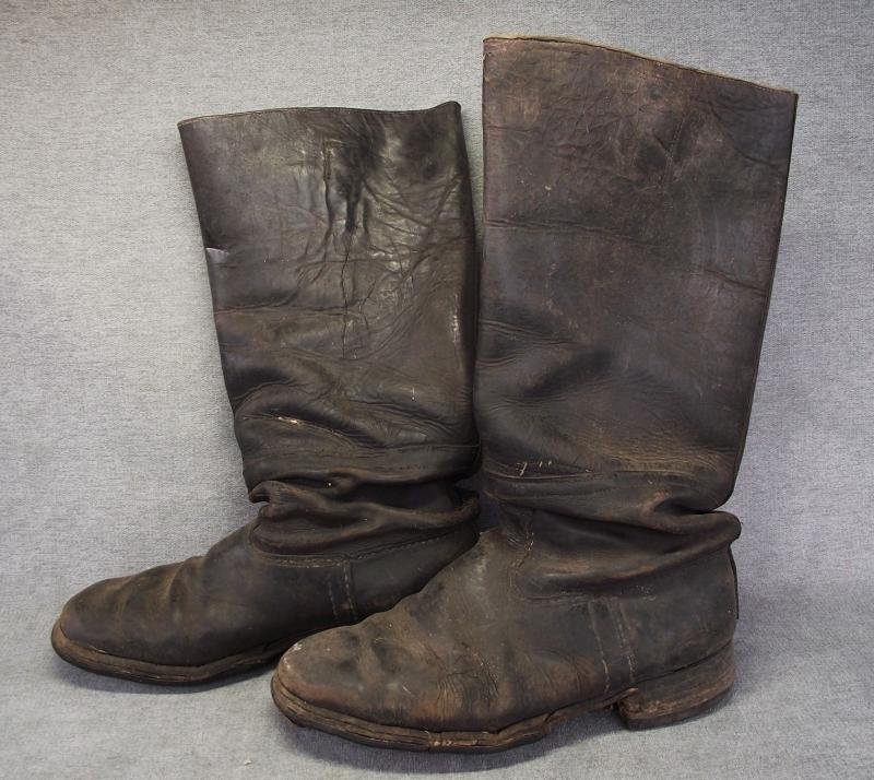 WW2 German Wehrmacht/SS Enlisted Ranks Leather Maching Boots. — image 3