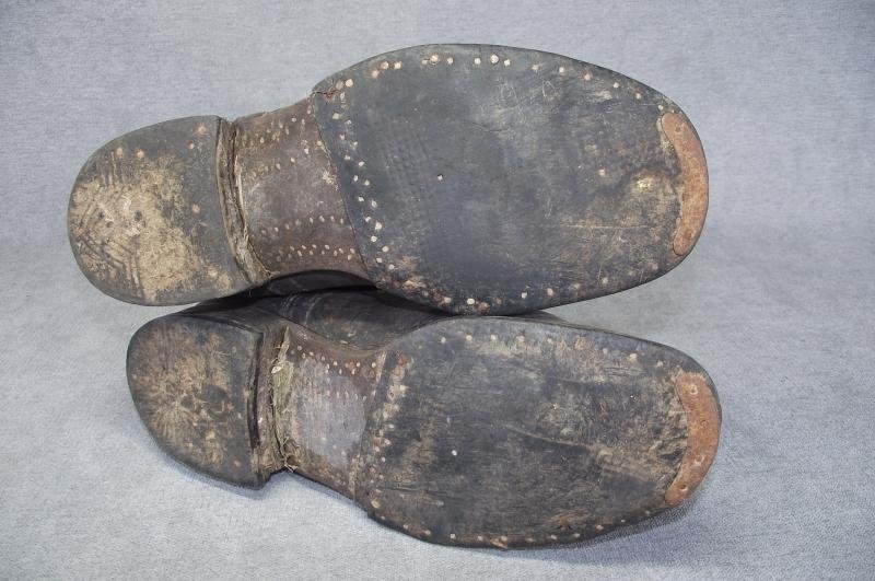 WW2 German Wehrmacht/SS Enlisted Ranks Leather Maching Boots. — image 7