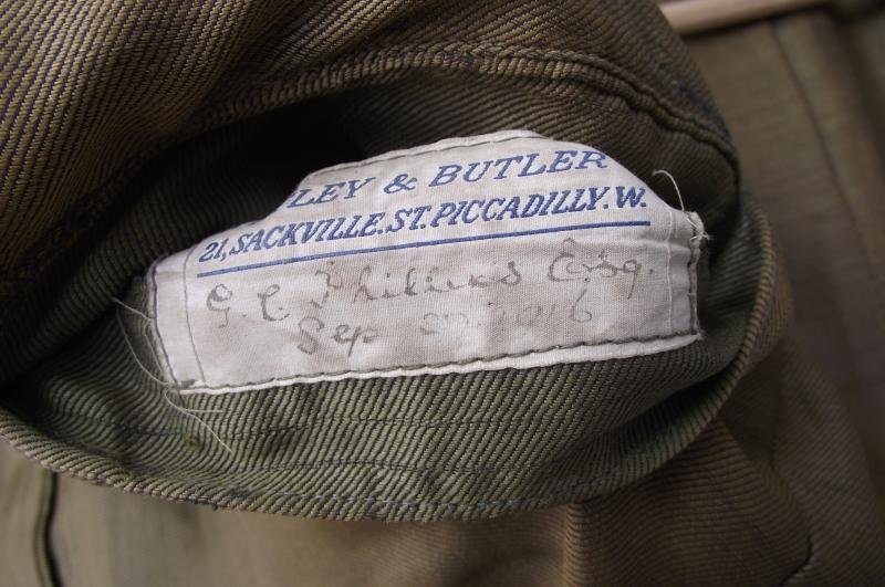 PRICE REDUCED! 1916 Dated Attributed Rifle Brigade Officers Tunic. — image 9