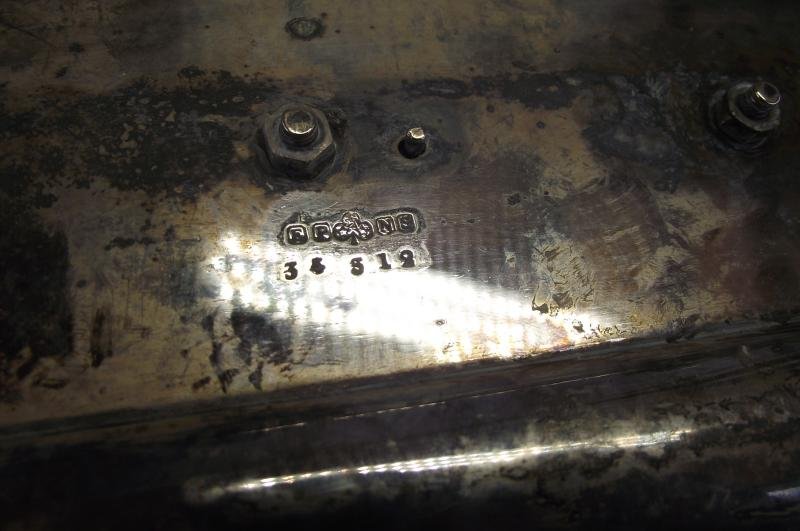 1918 Presentation Inkwell Desk Set. 2nd Liet H.G.Jordan, 1st Vol.Bt. Hampshire Regt. — image 10