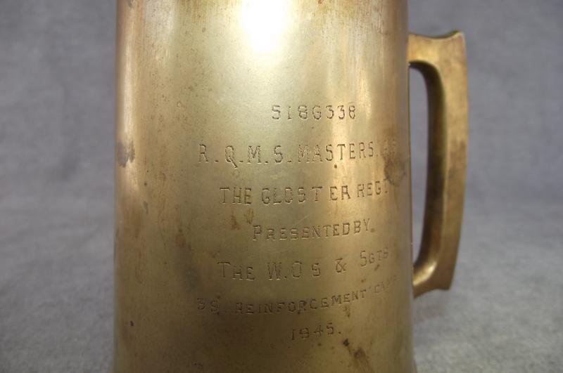 1945 Gloucester Regiment Presentation Tankard. — image 5