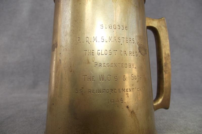 1945 Gloucester Regiment Presentation Tankard. — image 6