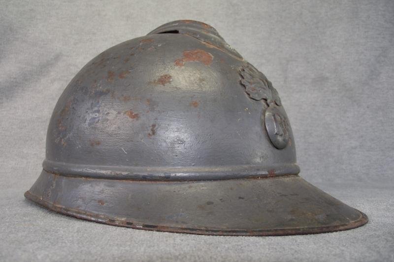 WW1 French M15 Adrian Steel Helmet — image 3