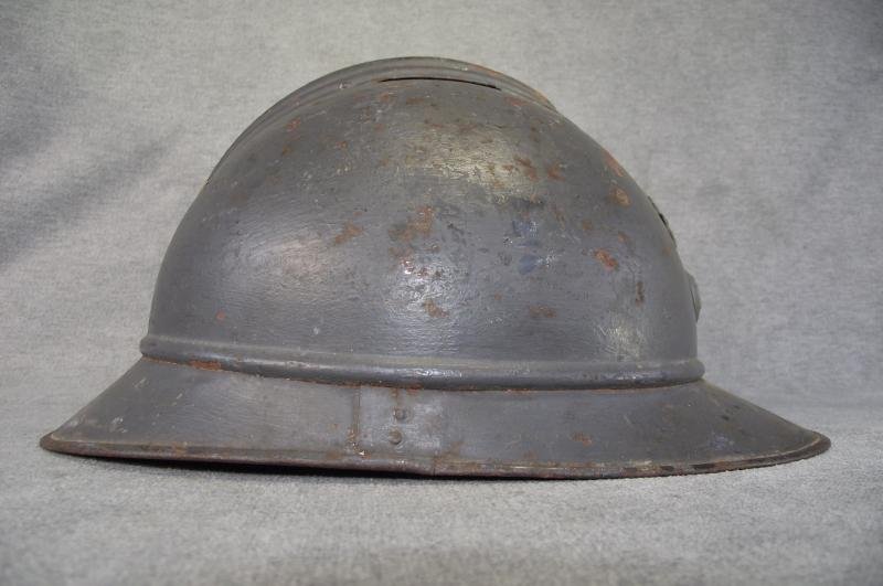 WW1 French M15 Adrian Steel Helmet — image 4
