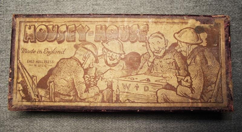 WW2 British Army Boxed Bingo Game. Housey-House. — image 2