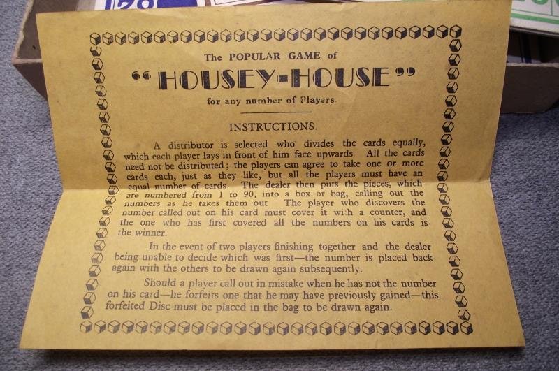 WW2 British Army Boxed Bingo Game. Housey-House. — image 5