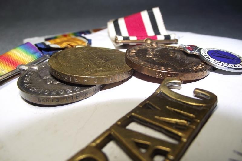 WW1 RAMC Medal Pair and Special Constabulary Medal. 6th S.Wales Mounted Section, Field Ambulance. — image 6